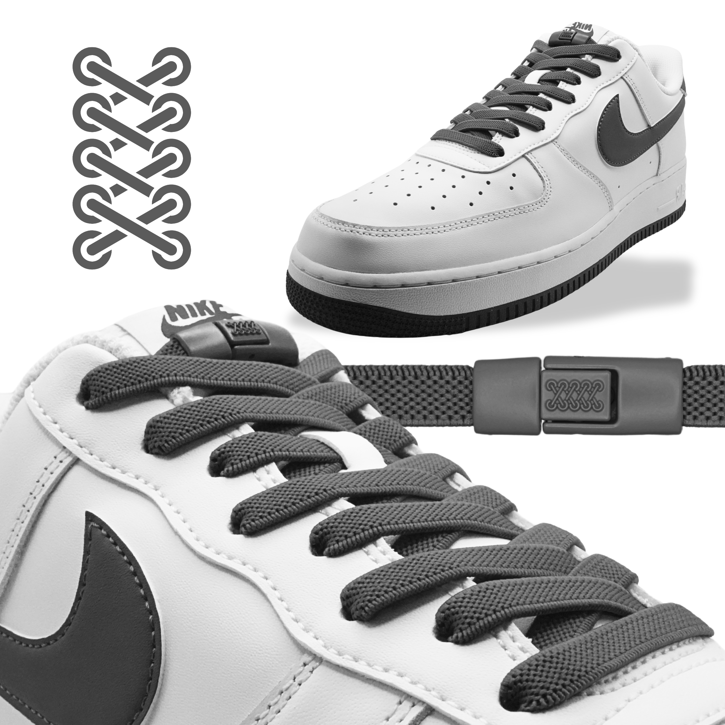 Flat Elastic Shoelaces
